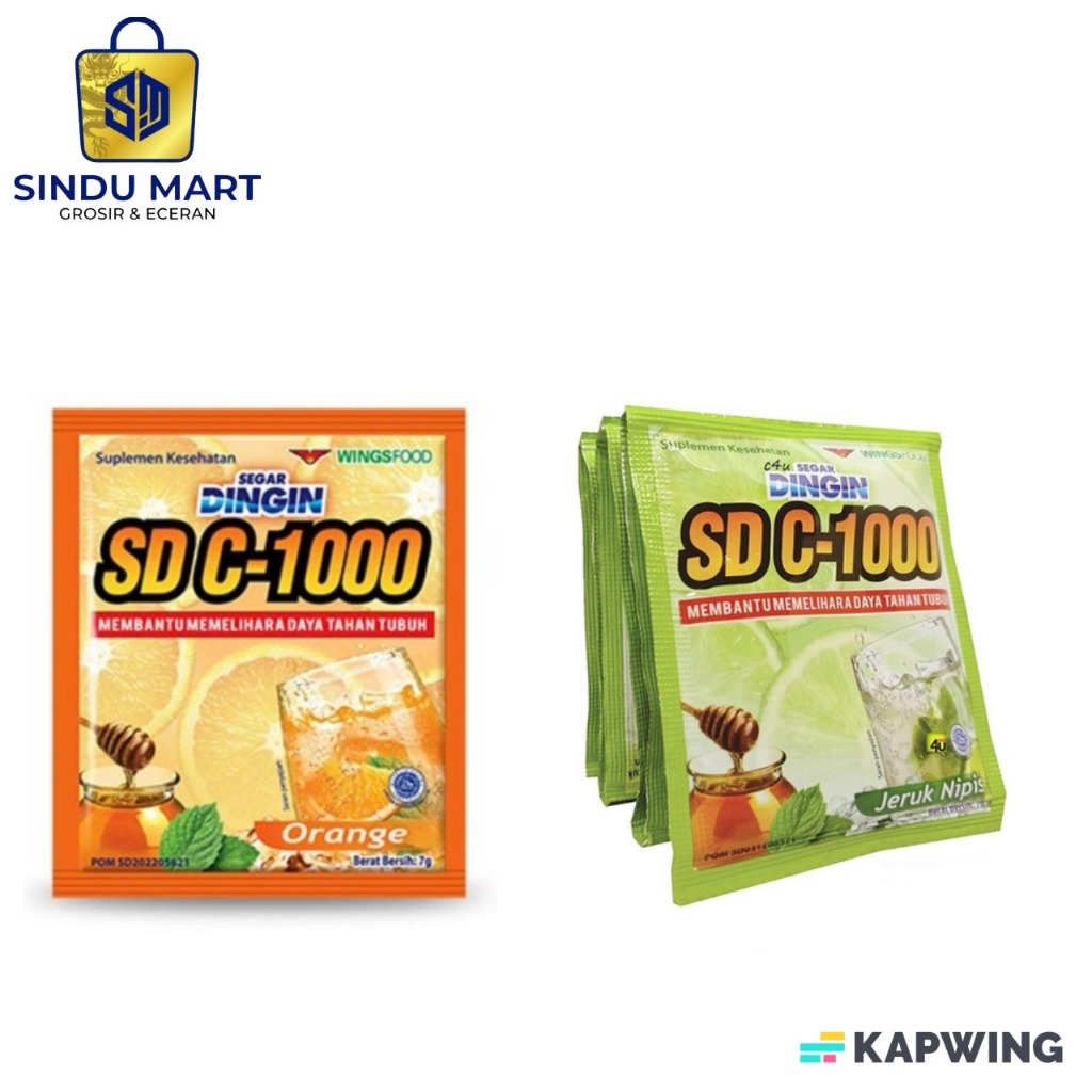 

Segar Dingin C 1000 Renceng Isi 12 Sachet x 7gr