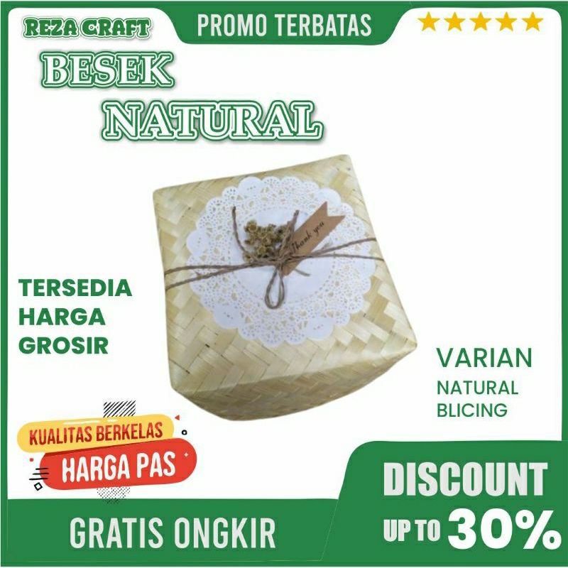 Besek Natural Besek Bliching |Besek Kenduri |Besek Hampers