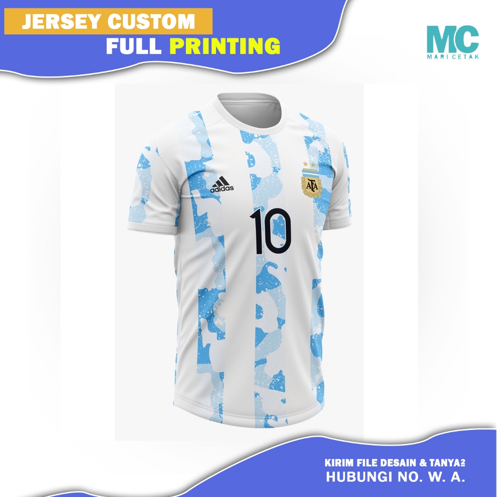 JERSEY TIMNAS ARGENTINA 2022 MURAH MERIAH