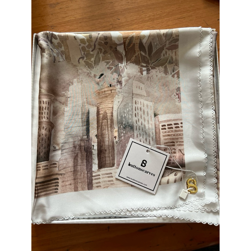 Buttonscarves New York Reborn Shawl in Vessel