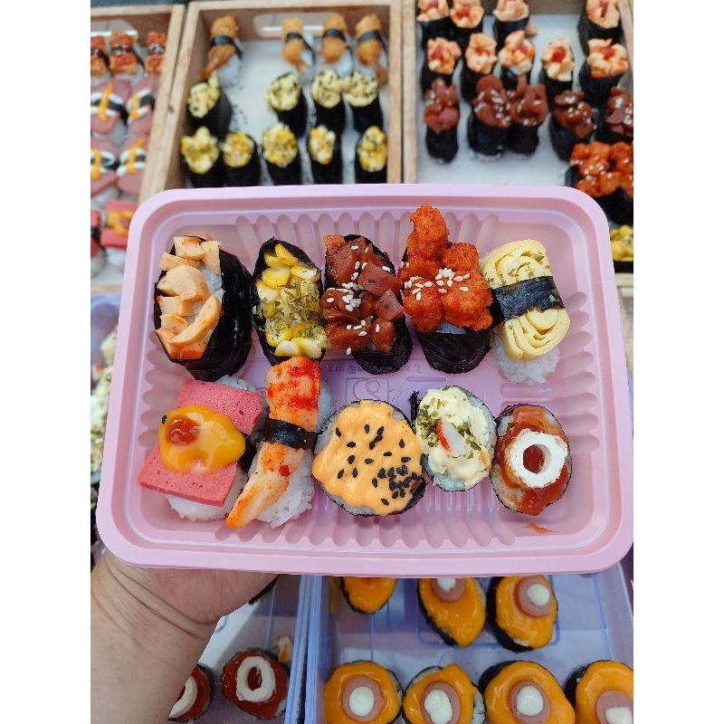 

Sushi aneka topping dan rasa mix isi 10 pcs