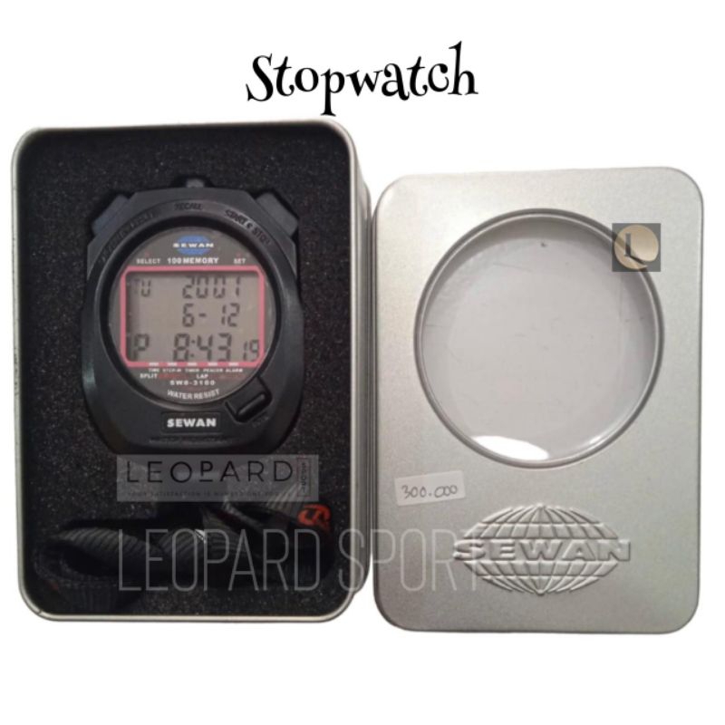 Stopwatch Sewan Original 100 Memory Digital Olahraga / SW8-3100
