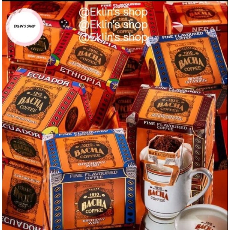 

bacha coffee 1910 marrakech | fine flavoured coffee | arabica coffee | isi 12 bags