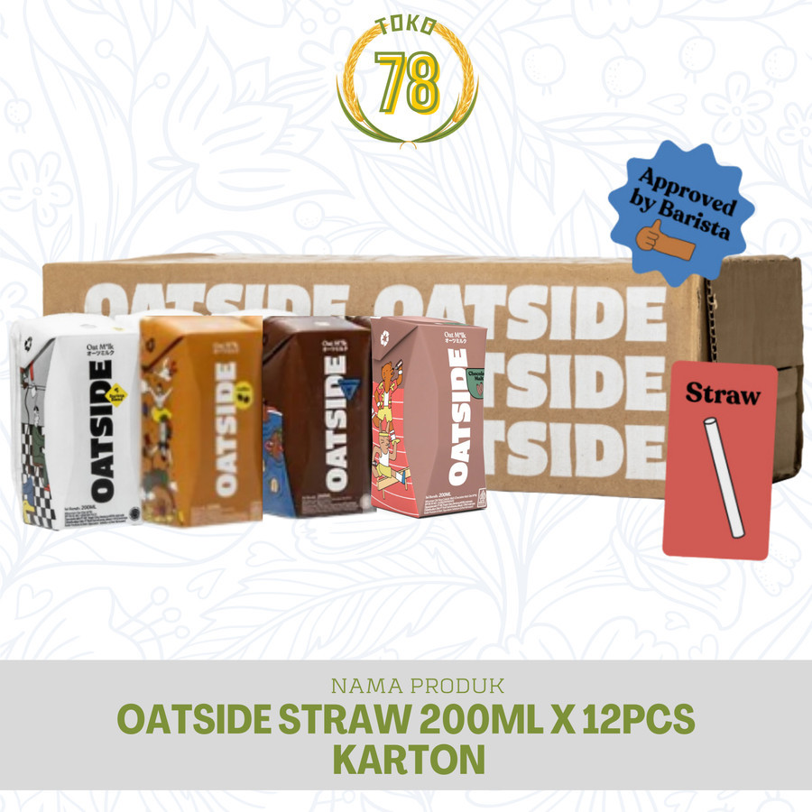 

Oatside Mini Oat Milk 200Ml Susu Oat Gandum Lactose Free All Varian