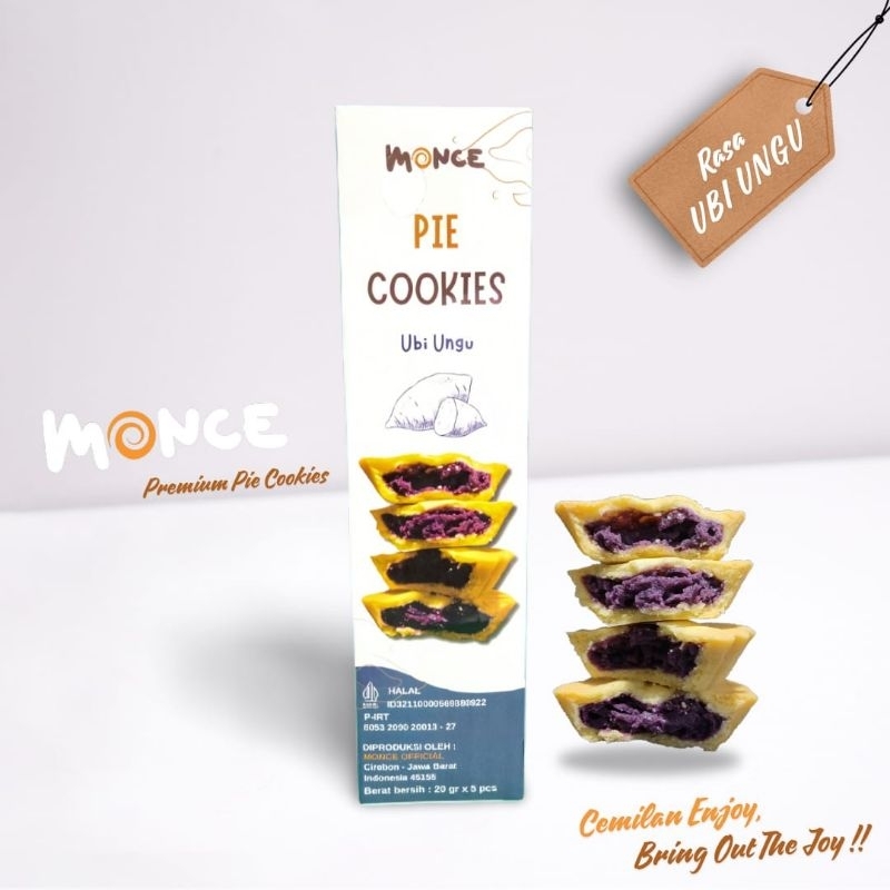 

Pie Cookies Monce Rasa Ubi Ungu Isi 5 Pcs