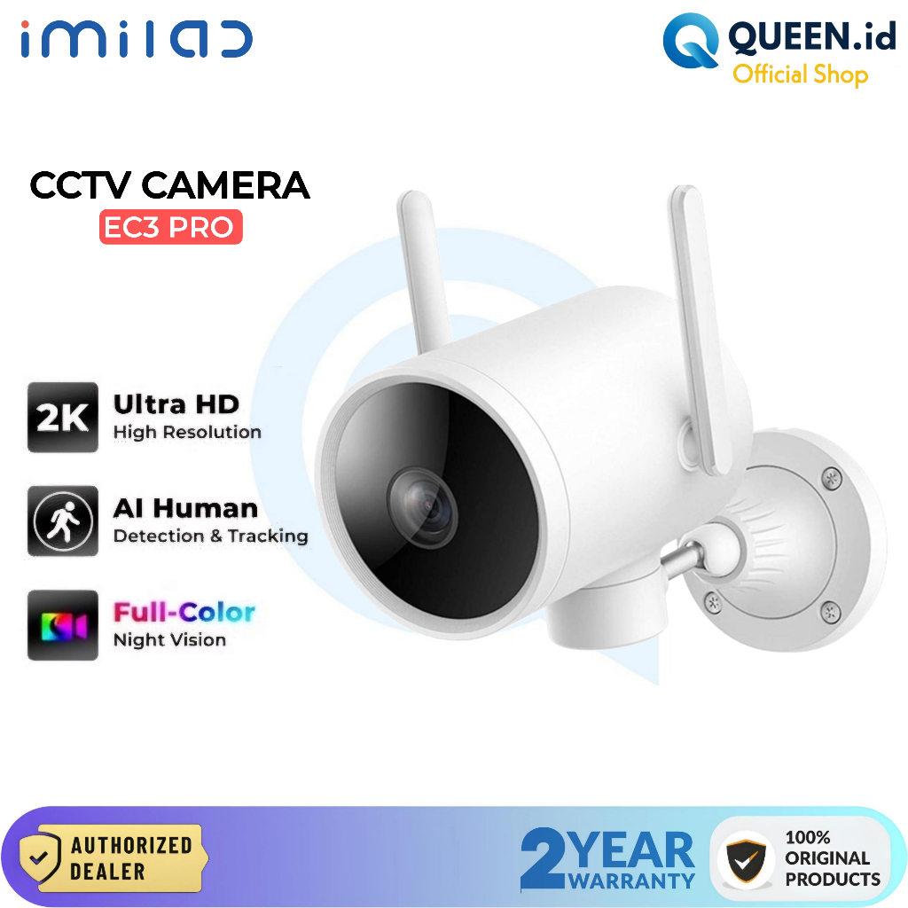 IMILAB EC3 PRO Home Smart Camera CCTV IP WiFi 2K Outdoor IP66 Kamera Cam