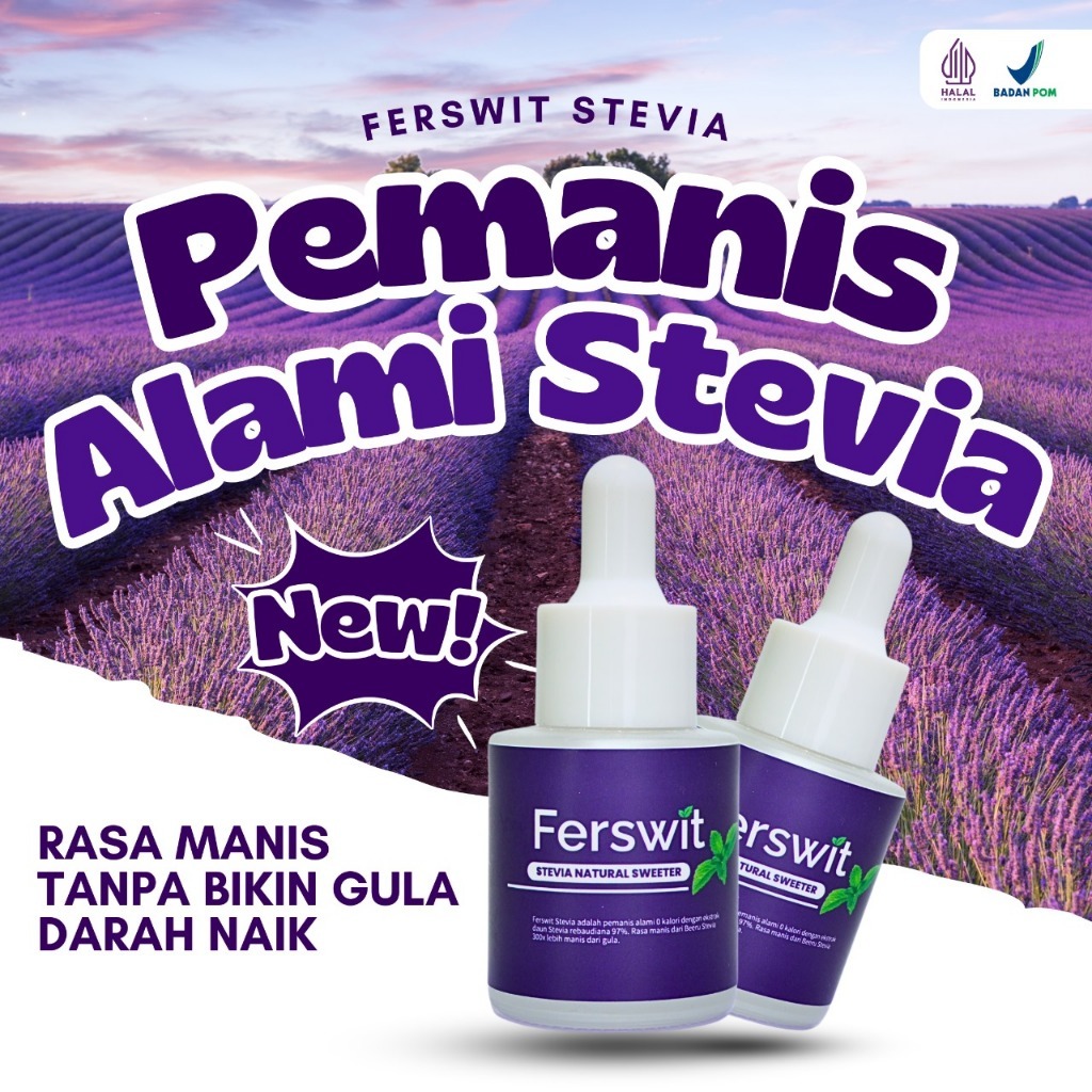 

Ferswit Gula Tetes Sehat Dari Daun Stevia Rebaudiana 100% Original