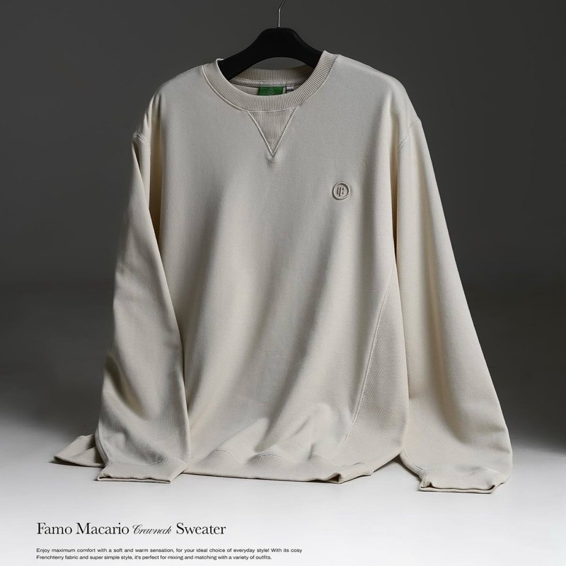 Sweater Famo Original Terbaru Simple Logo Embordery
