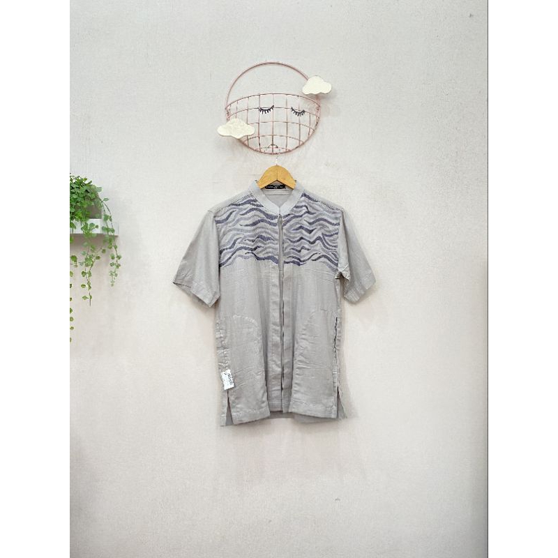 Baju Koko Biladi Grey Elegan