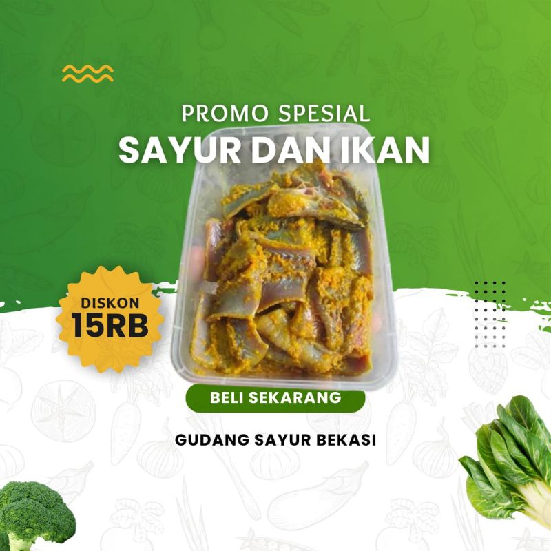 

Belut Bumbu Kuning 250 gr / 500 gr