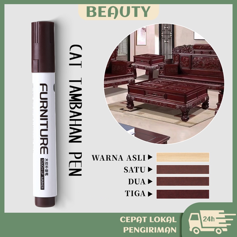 

Furniture Touch up Marker Untuk Reparasi Furnitur Kayu Perabot - Spidol Repair Marker Goresan Kayu