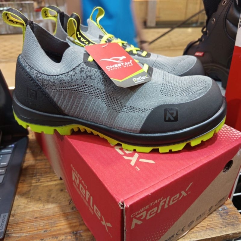 Sepatu safety cheetah 8083 reflex original / sepatu safety cheetah