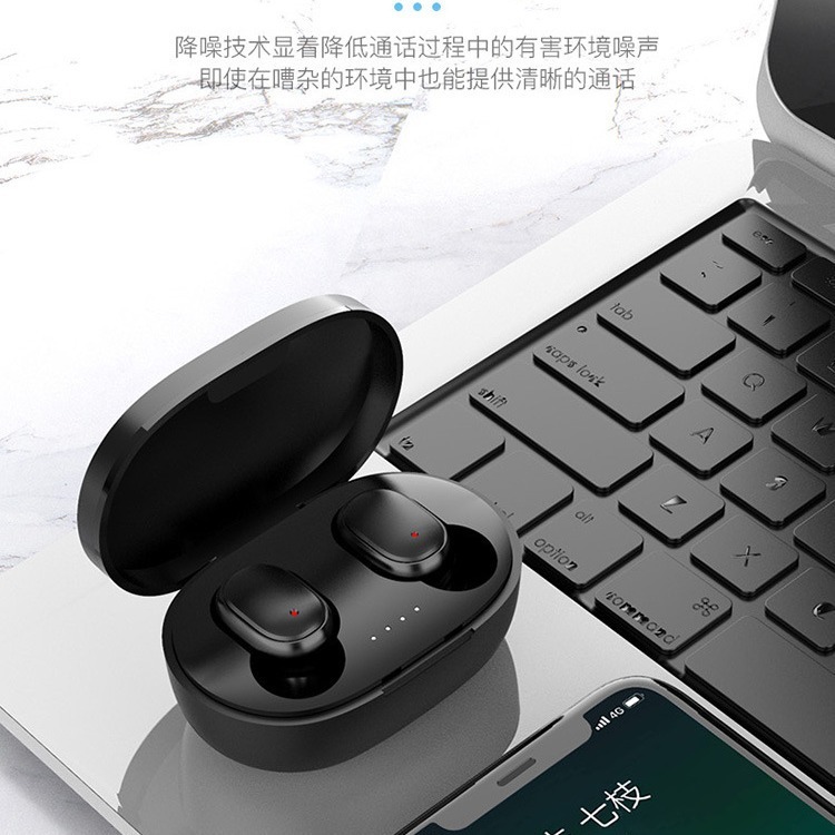 TWS Earphone True Wireless Bluetooth with Charging Dock - A6S