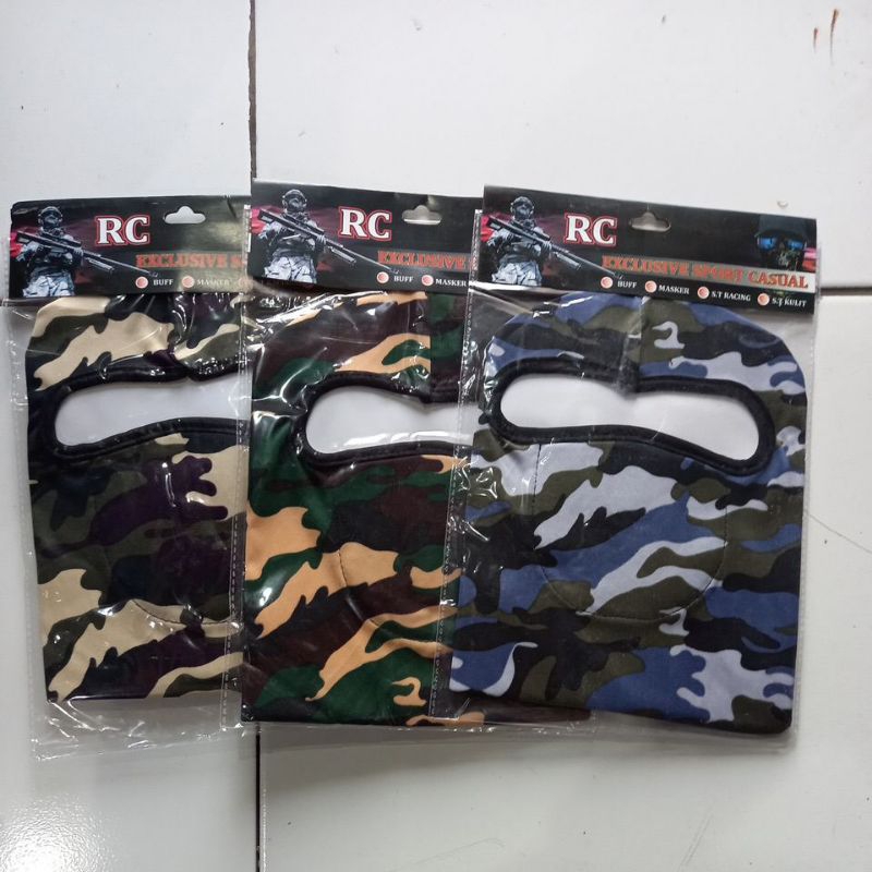 Duindo - Masker Ninja Army Tentara Masker RC Helm Super Lembut