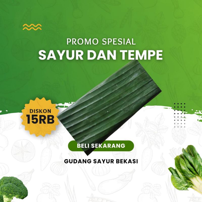 

Tempe Daun Sedang