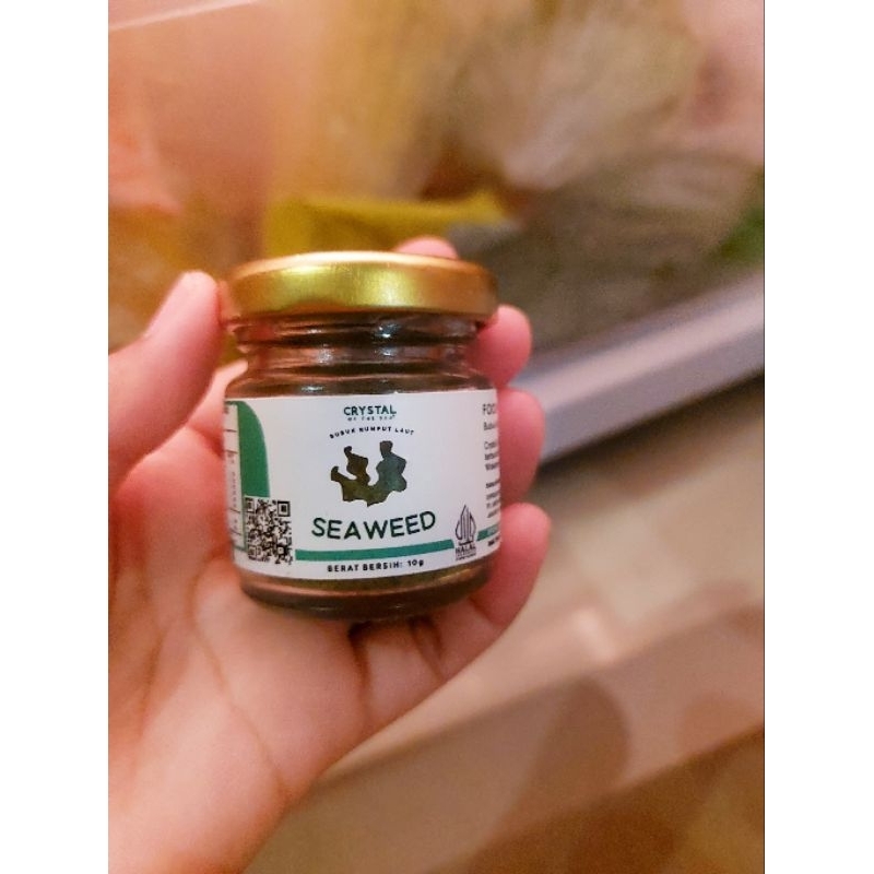 

Mpasi Crystal of the Sea - (20g) BPOM White Anchovy Food Powder / Bubuk Ikan Teri Nasi Putih / seawed/pure