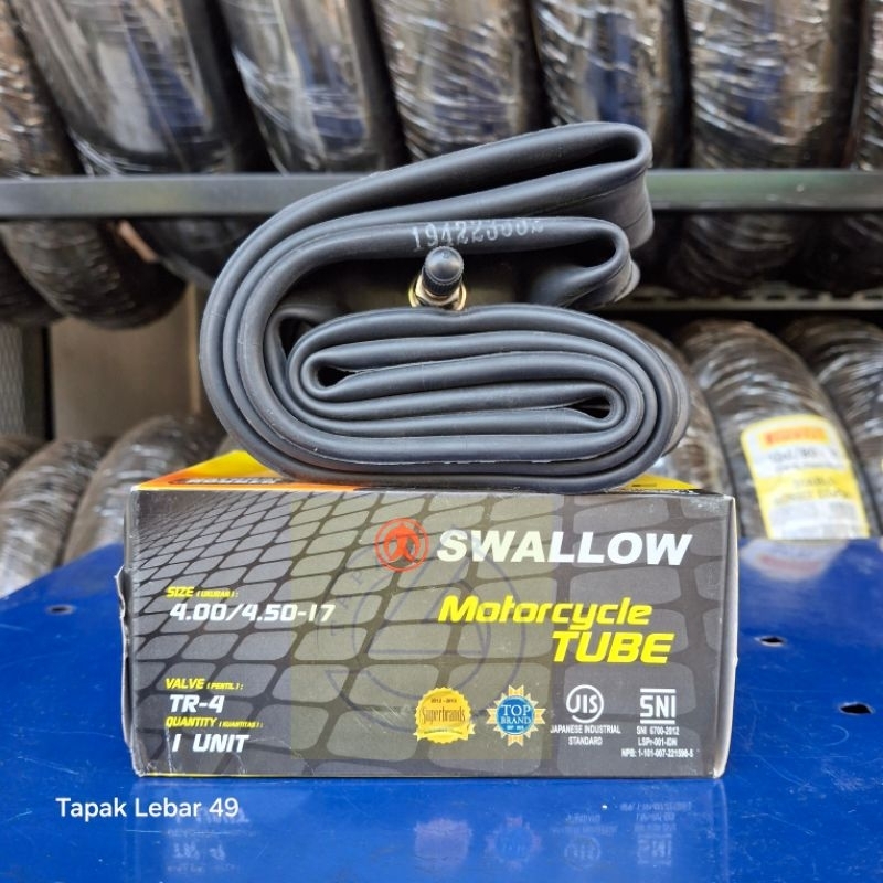 Ban Dalam 4.00 / 4.50 - 17 Rim 17 atau 110/90-17 120/70-17 130/70-17 150/60-17 170/60-17