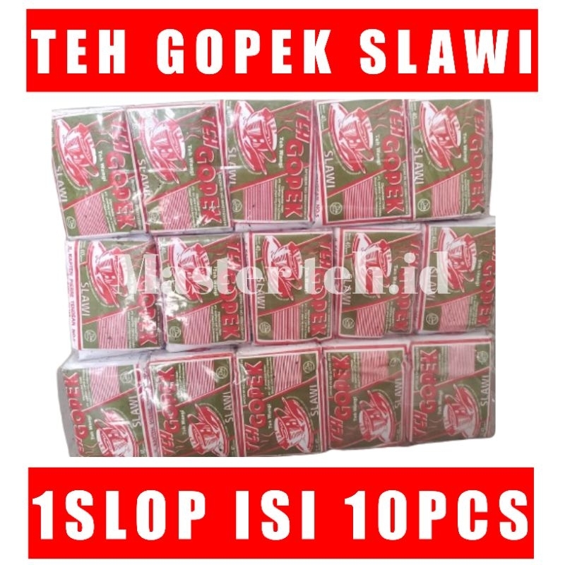 

Teh gopek Bunga melati 1slop isi (10 pcs)