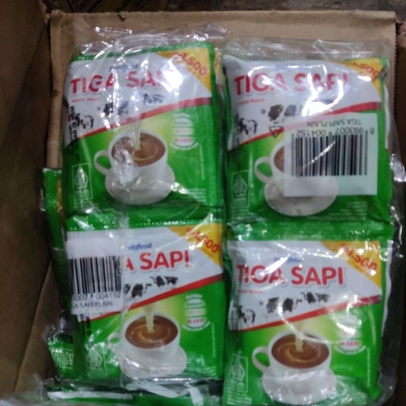 

Susu Tiga sapi sachet isi 6bgks