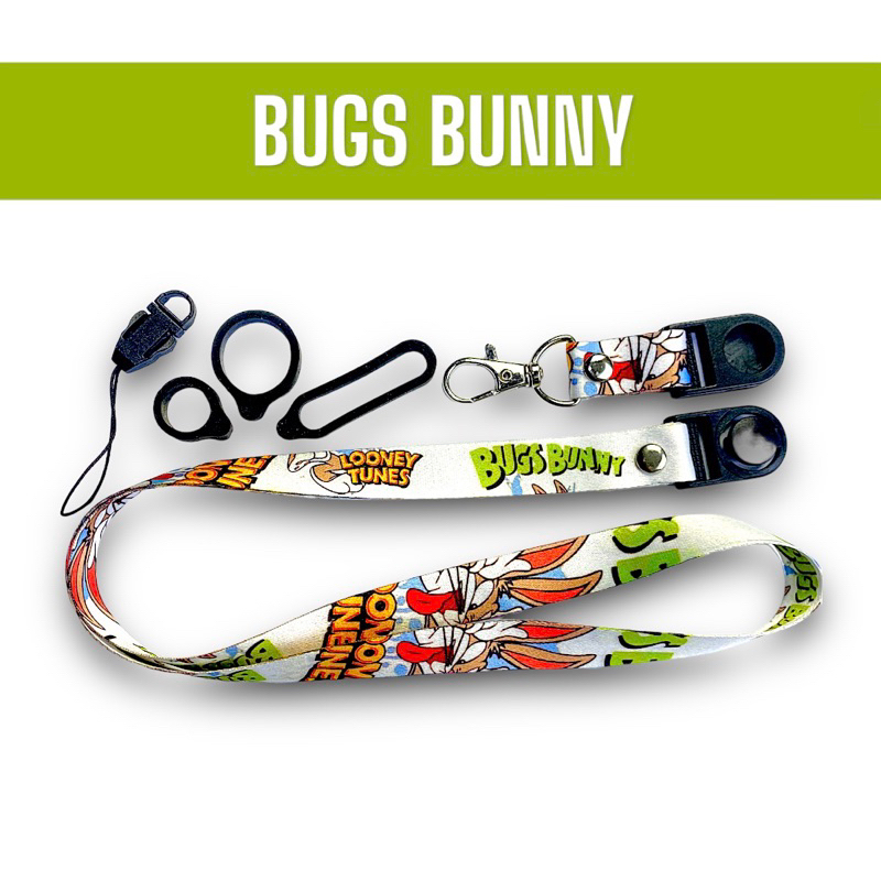 

BUGS BUNNY LANYARD NEW ART GANTUNGAN HANDPHONE