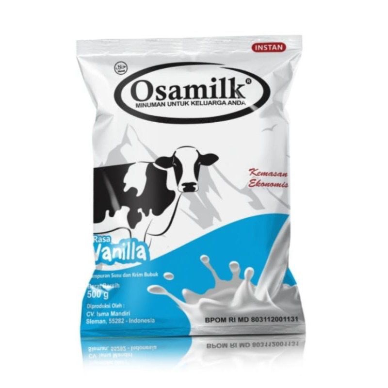 

[ Terlaris ] Osamilk 500gr rasa coklat & vanila