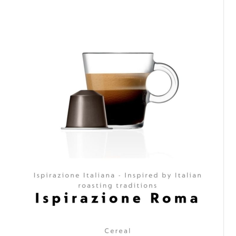 

Nespresso Ispirazione Roma Kopi Kapsul Coffee Capsules Intensitas Level 8