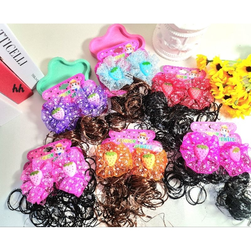 jepit rambut anak / jepit wig anak / jepitan rambut palsu anak bayi /jepit rambut anak bayi