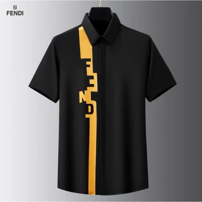 KEMEJA FENDI KEMEJA PRIA MOTIF LENGAN PENDEK FD 1236