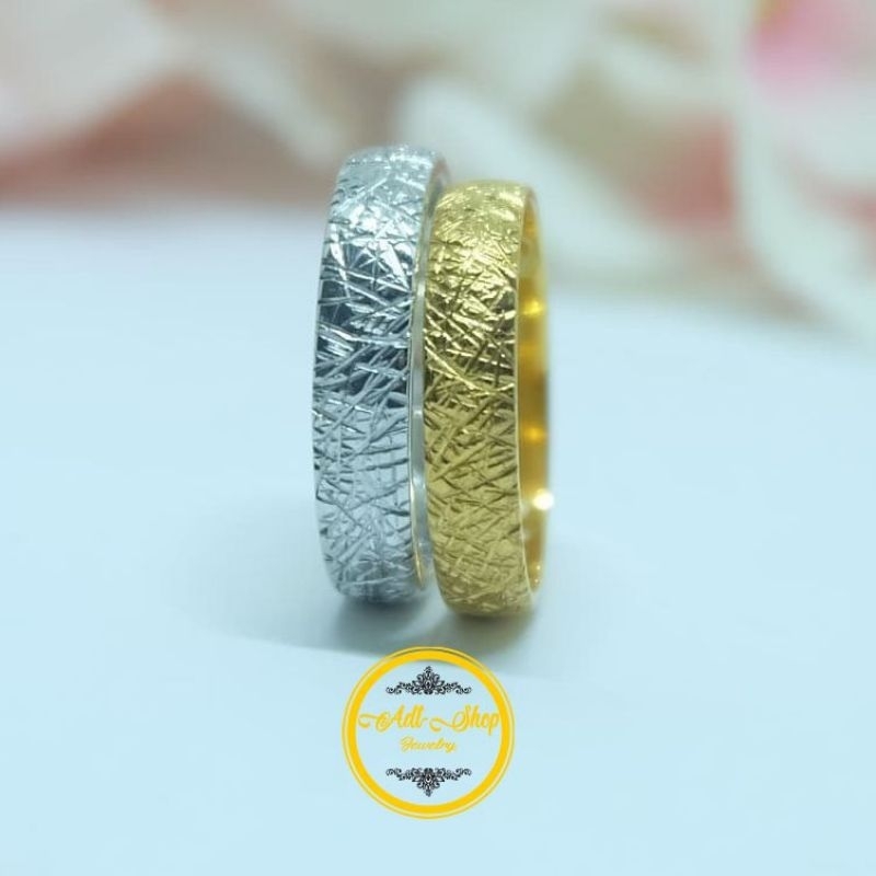 Cincin perak rhodium hitam cincin kawin cincin couple