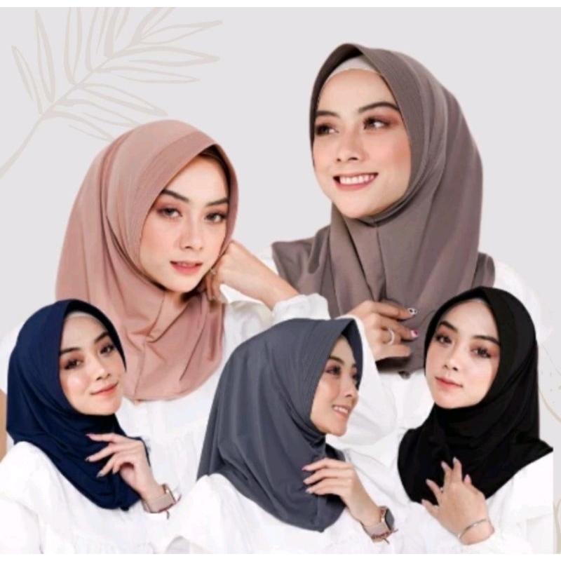 Jilbab Sport / Jilbab Instan / Bergo Sport / Hijab Sport / Hijab Bergo Size S - Warna Lengkap