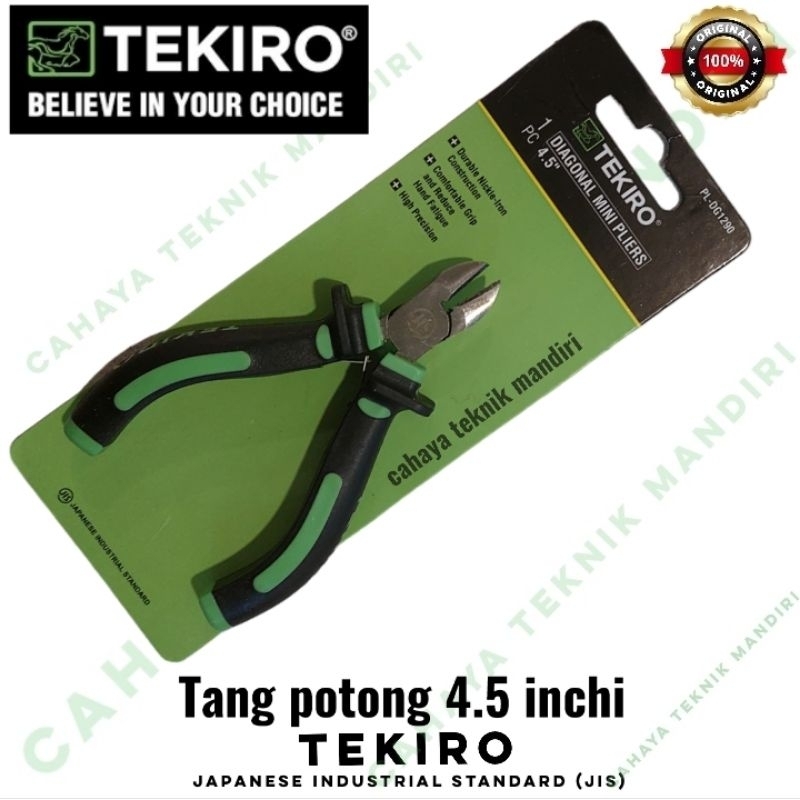 TEKIRO PL-DG1290 Tang potong tekiro ukuran 4.5 inchi / tang kecil / tang mini