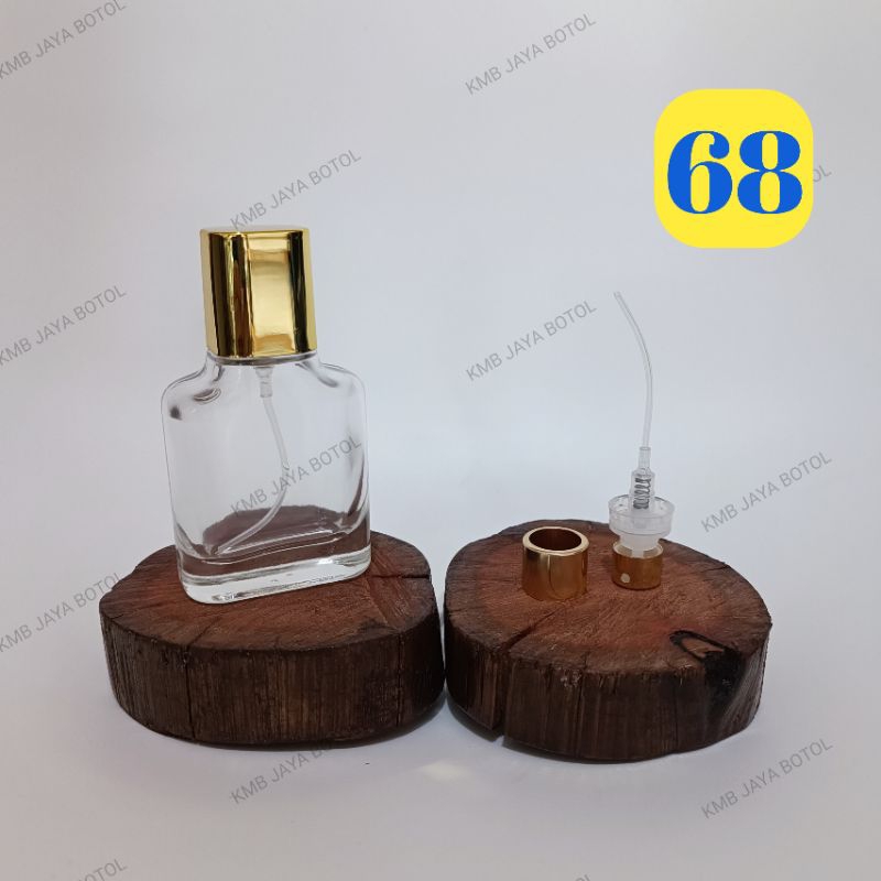 BOTOL PARFUM ZARA GOLD 30 ML SEMI PRESS, BOTOL PARFUM, BOTOL KOSONG, BOTOL PARFUM SPRAY, BOTOL PARFU
