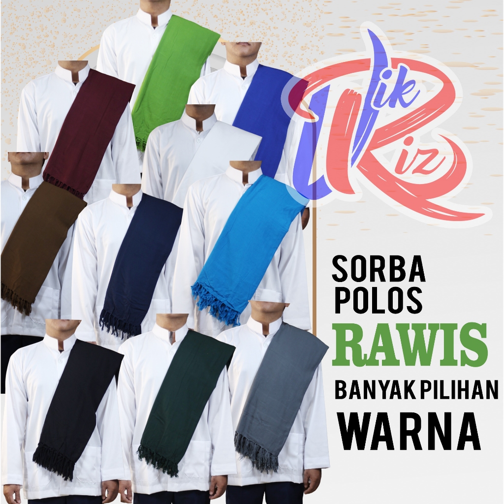 Surban Polos Panjang Rawis
