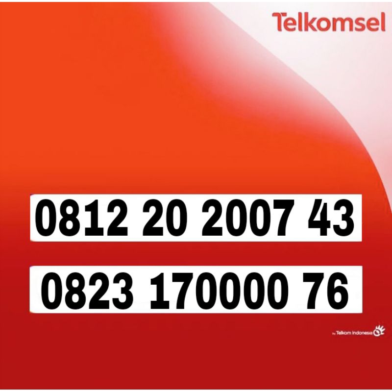Nomor Cantik Simpati seri 2000 nomor perdana telkomsel