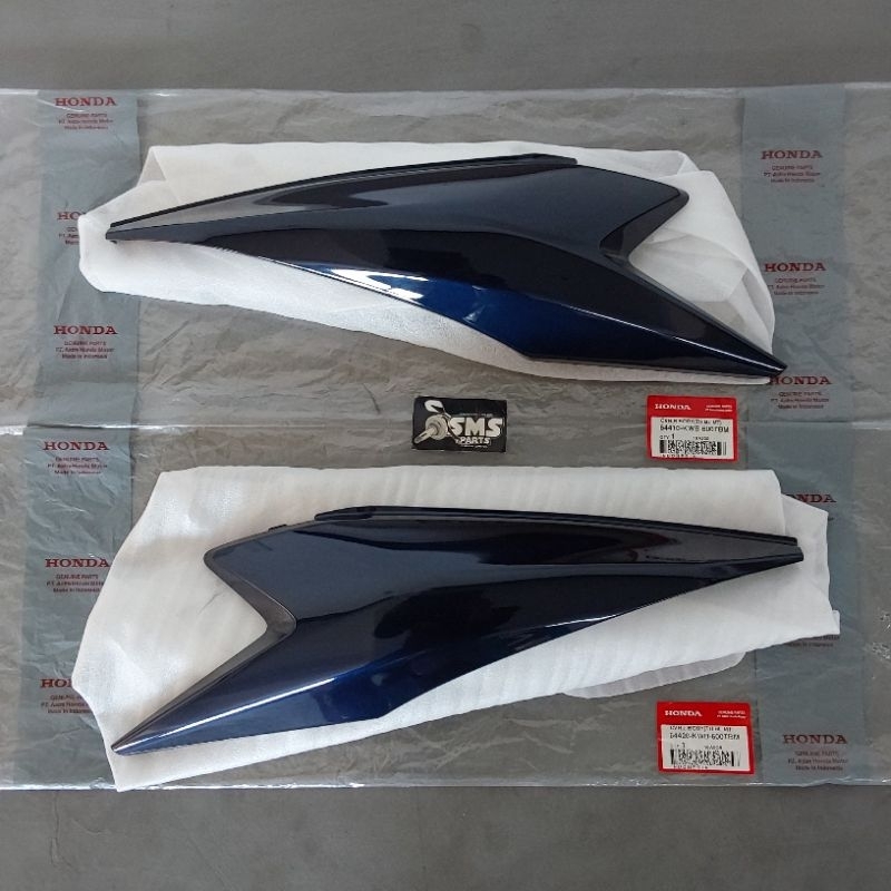 Cover Body R/L Cover Body Kanan Kiri Biru Dongker Blade Old Lama Original 64410 / 64420 KWB 600TBM