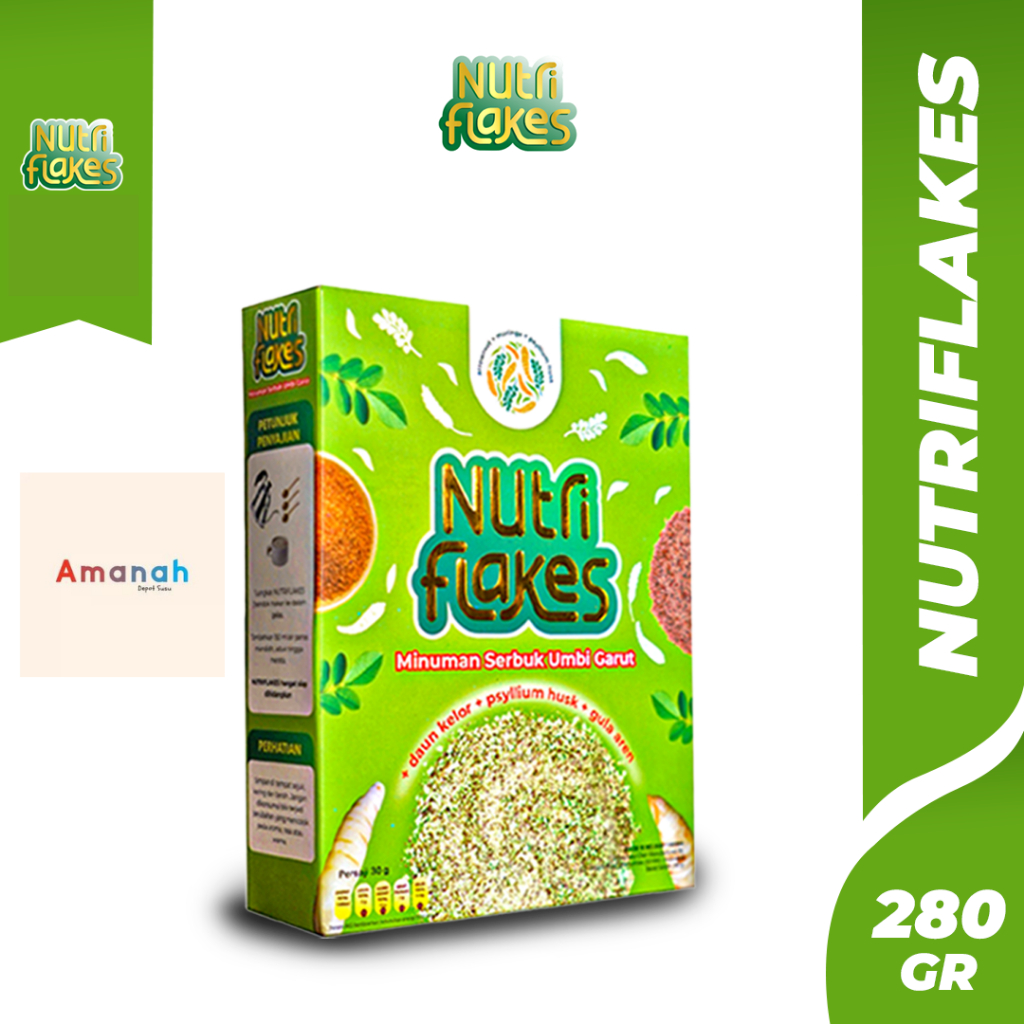 

Nutriflakes Sereal Umbi Garut Atasi Maag 280g - 1pcs