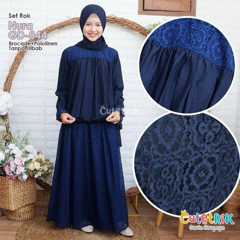 Set Rok Remaja Terbaru Nura,Diza,Qila By Cutetrik
