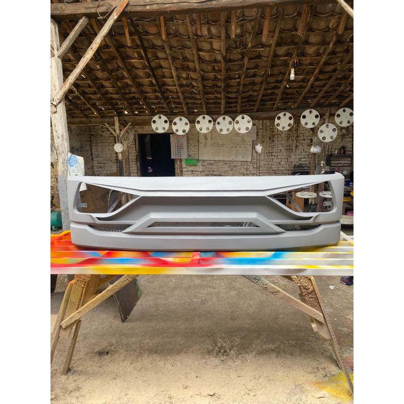bemper bumper jetbus poxy untuk canter kosongan tanpa lampu