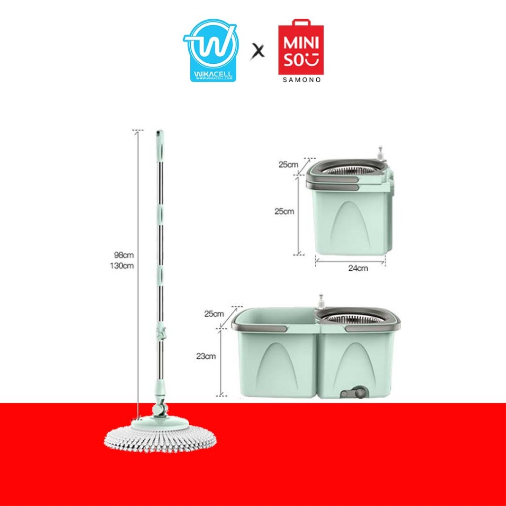 Samono Cleaning Tools Cleaning Mop (SCM015) - Green/Alat Pembersih Samono Cleaning Mop (SCM015) - Hi