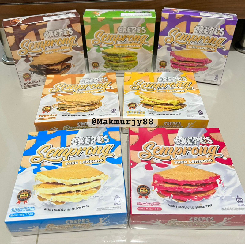 

SEMPRONG SUSU LEMBANG / CREPES SEMPRONG BEST SELLER ALL VARIANT