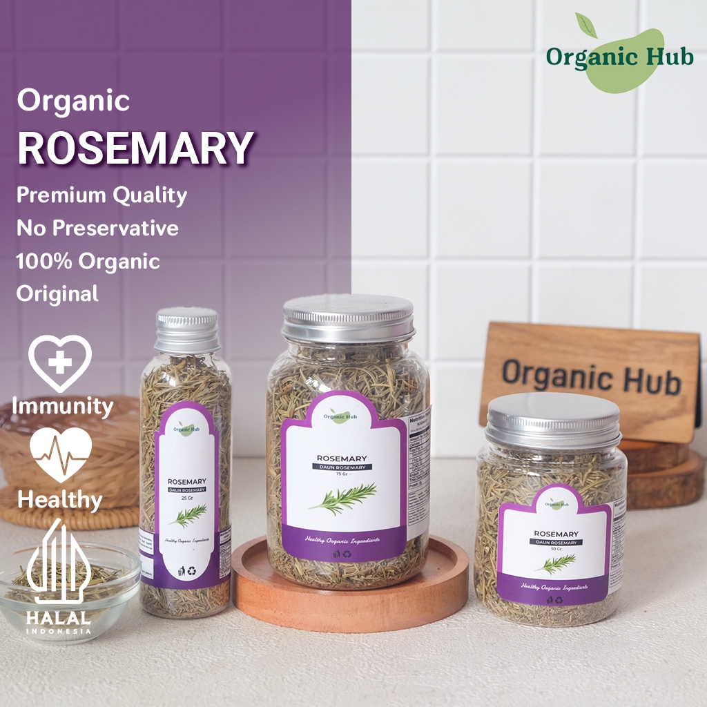 

Organic Hub Daun Rosemary Kering Bubuk Dried Rosemary