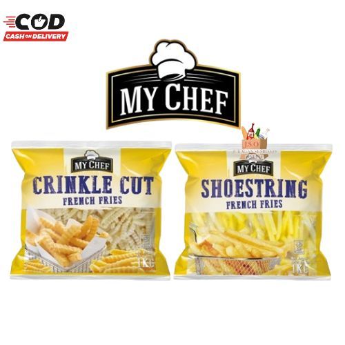 

[ JSO ] My Chef French Fries Kentang Goreng 1kg Crinkle Cut Shoestring
