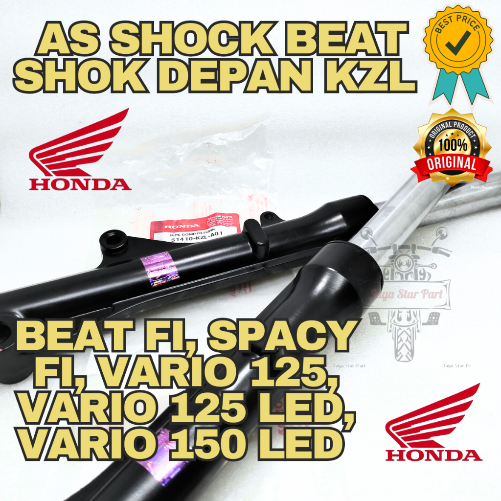 ORI AS SHOCK BEAT SHOK DEPAN KZL SET HONDA BEAT FI, SPACY FI, VARIO 125, VARIO 125 LED, VARIO 150 LE