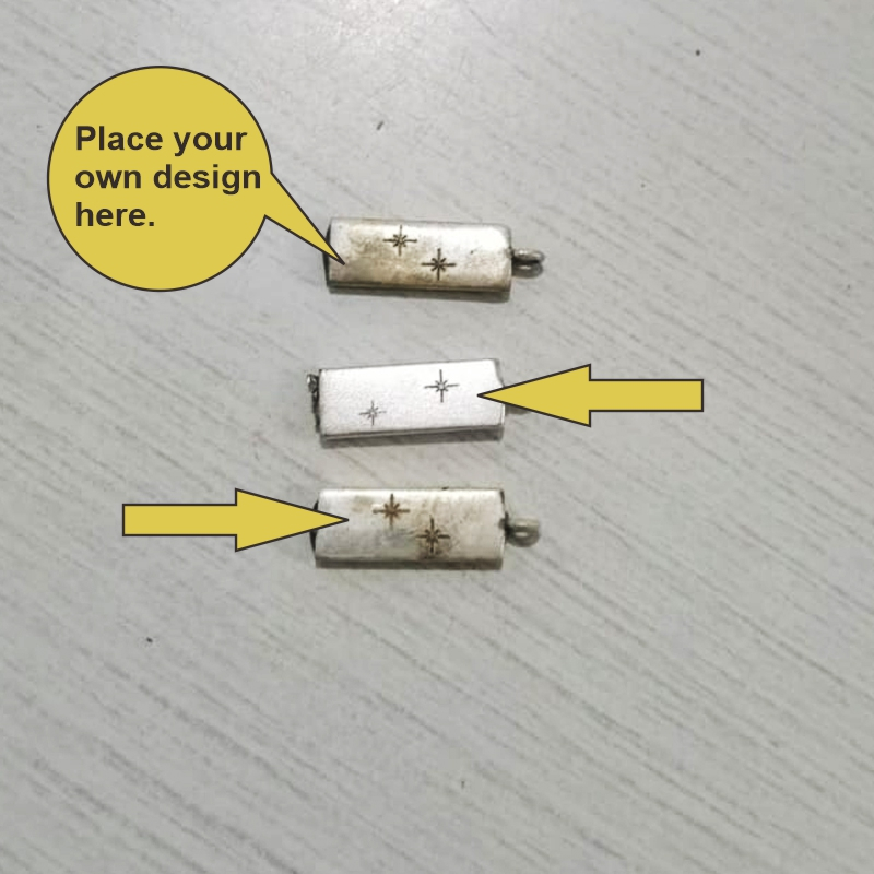 Custom Tag Jewellery / Tag / Logo / charm / Liontin Sterling silver 925