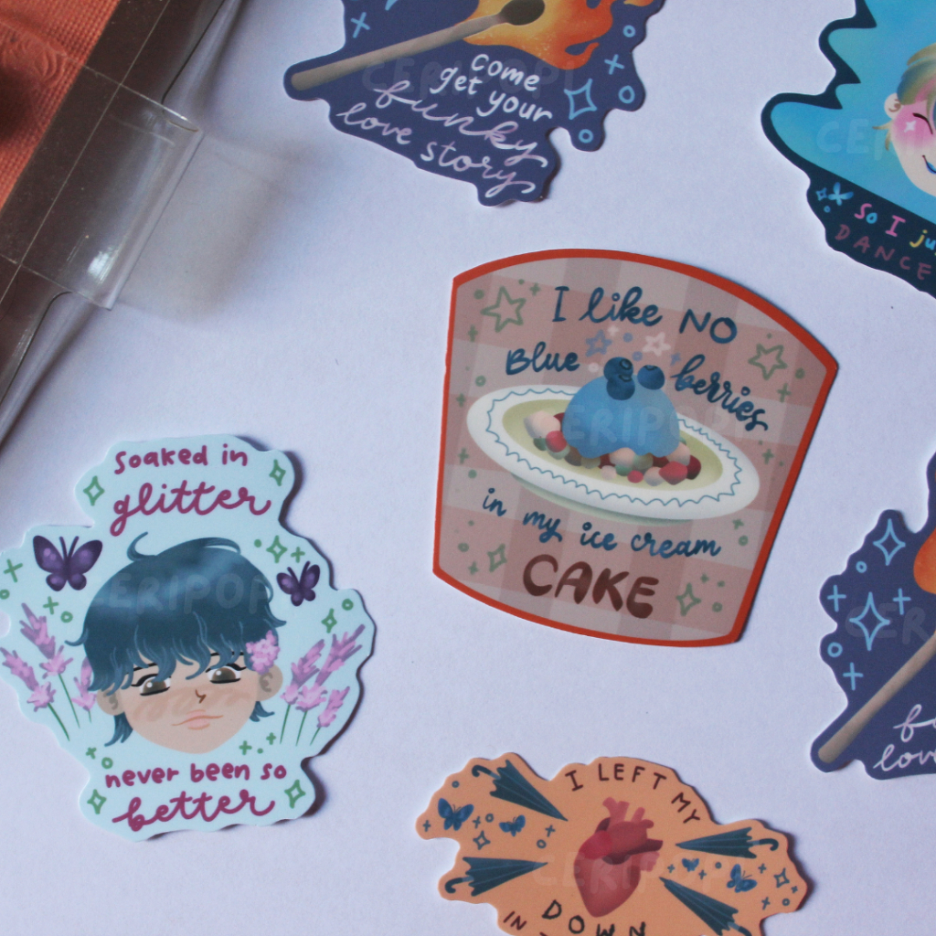 

DPR IAN Lyrics Vinyl Sticker - Fanmade / Fanart