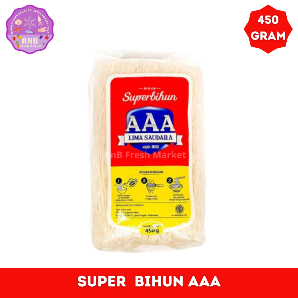 

Super Bihun AAA Netto 450 Gram