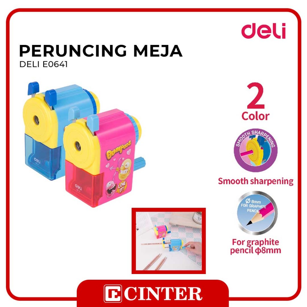 

DELI - PERUNCING / PERAUT / RAUTAN PENSIL PUTAR E0641