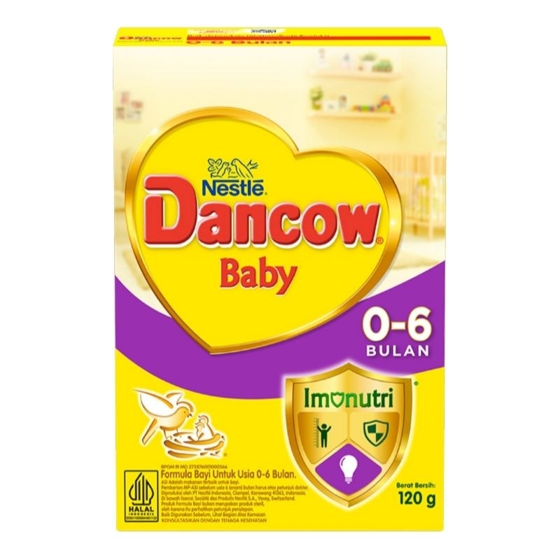 Nestle Dancow Baby Susu Formula Bayi 0-6 dan 6-12 Bulan 120gr