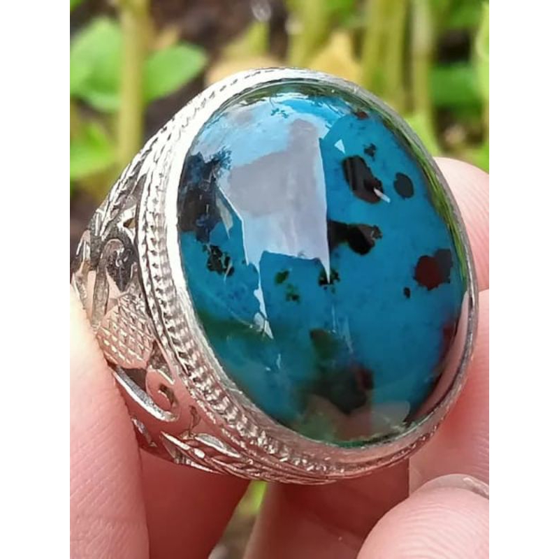 ✅ Natural Bacan Doko Majiko Totol ( Batu Akik asli Ternate - Maluku Utara - bukan fire opal kalimaya
