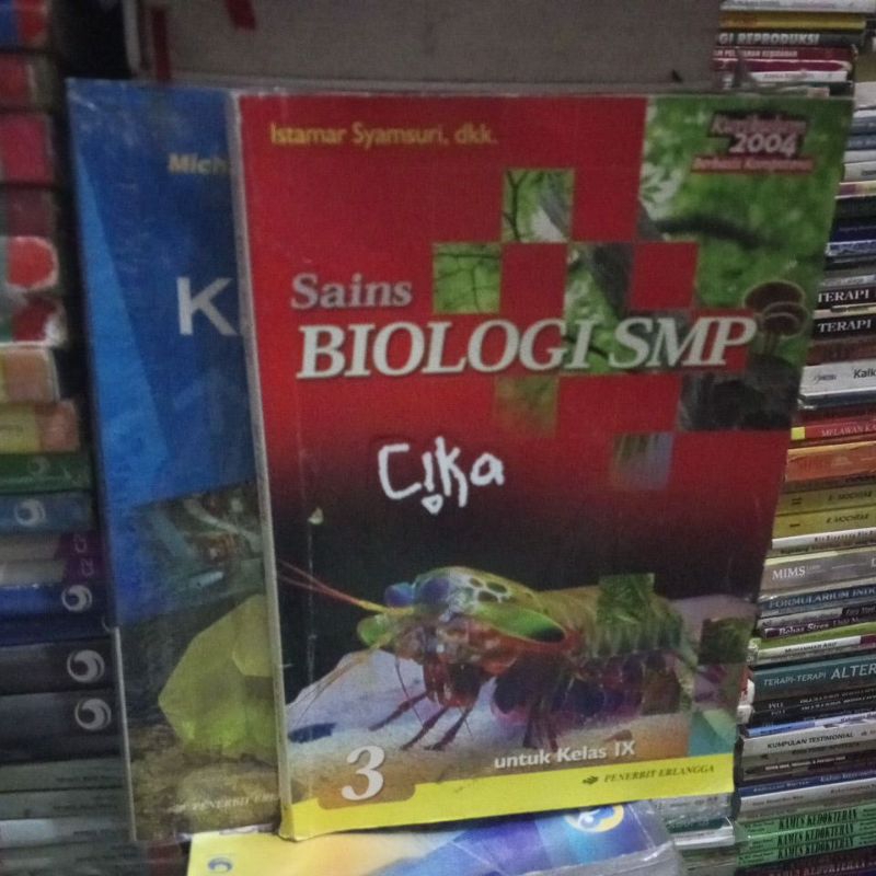 BUKU SAIN BIOLOGI UNTUK SMP KELAS IX/3/KURIKULUM KBK 2004 PENERBIT ERLANGGA